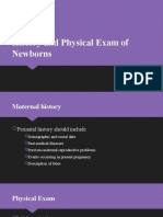 History and Physical Exam of Newborns