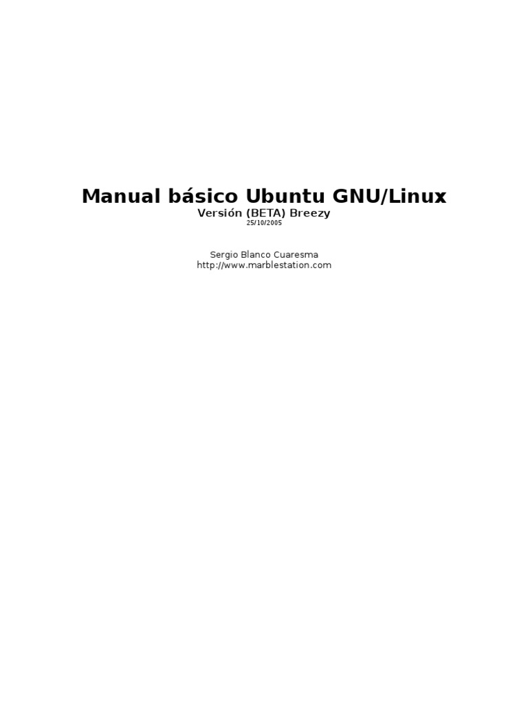 Guia Rapida Ubuntu | PDF