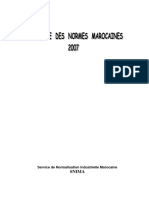 Catalogue Des Normes Marocaines 2007