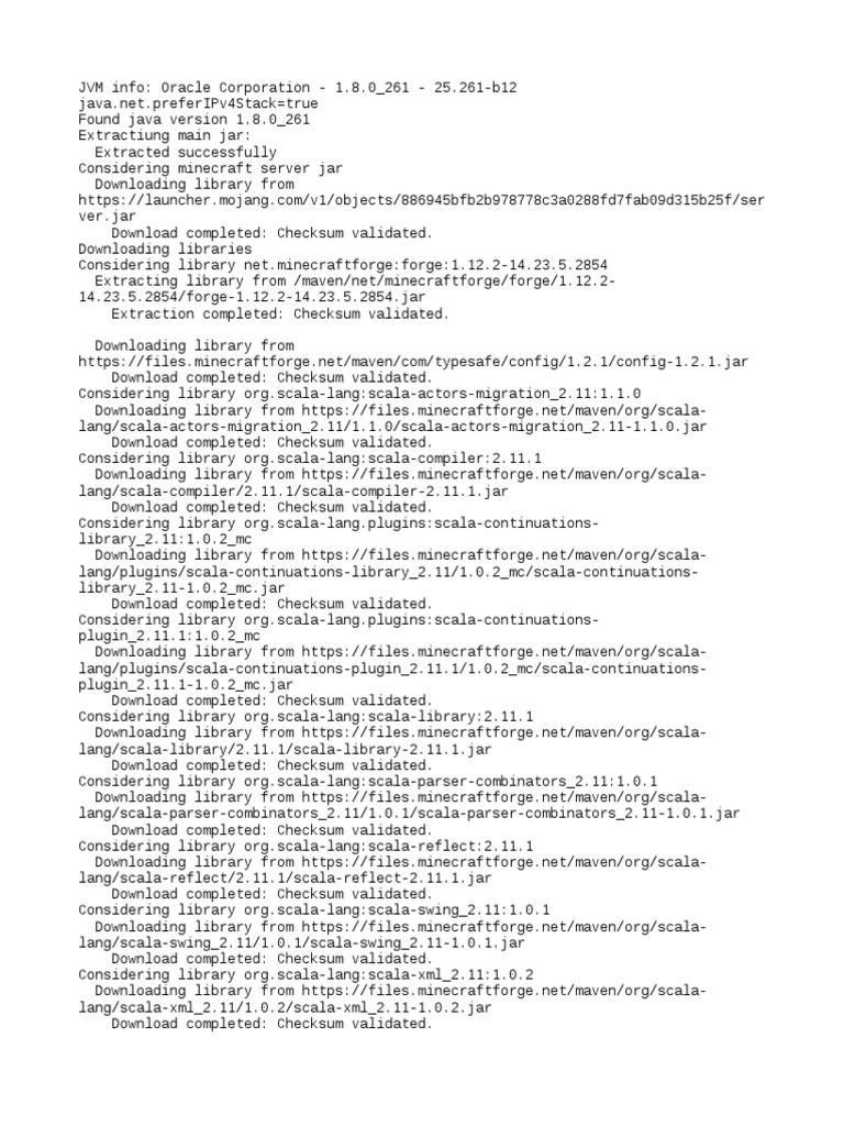 Forge-1 12 2-14 23 5 2854-Installer Jar | PDF | Java Platform.