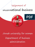 International Business: Assignment of