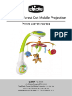 Toy Magic Forest Cot Mobile Projection - Manual