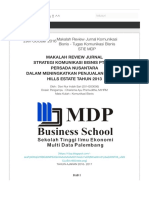 Devi's Blog - Makalah Review Jurnal Komunikasi Bisnis - Tugas Komunikasi Bisnis STIE MDP