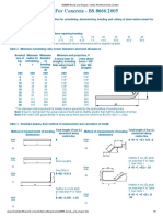 Steel Reinforcement For Concrete - BS 8666:2005: Shape Code Shape Code