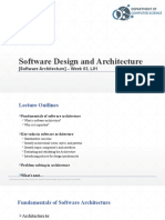 SE322 - Chapter02-L01 - Sofware Architecture - I