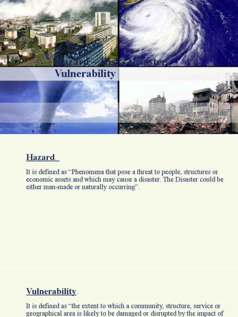 Understanding Hazards and Disasters | PDF | Hazards | Natural Disasters