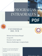 Técnica de bisectriz en radiografías intraorales