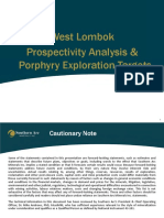 West Lombok Porphyry Prospectivity Study - Southern Arc Minerals