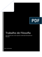 Trabalho de Filosofia