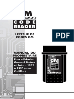 GM Code Reader - Lecture Des Codes