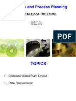 Lecture 17 - Layout Planning - Data Requirement