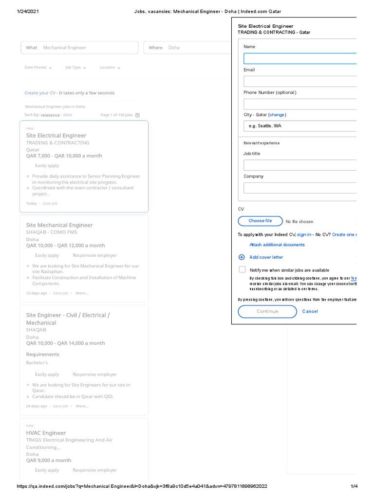 7 TECHNICIAN JOBS IN DOHA VACANCIES OFFERS intelligence overview