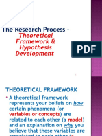 Theoretical Framework & Hypothesis Development: The Research Process