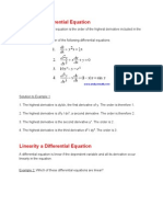 Order of a Differential Equation