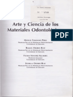 1-3 Arte y Ciencia de Los Materiales Odntologicos - Manuel Toledano Perez