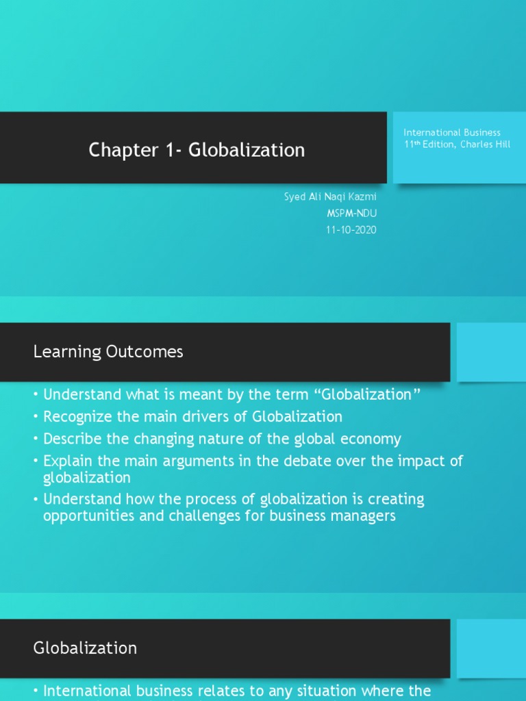 Globalization Insights for Managers | PDF