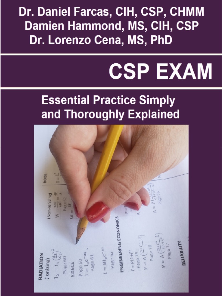 CSP Exam Essential Practice Questions | PDF | Occupational Hygiene | Risk