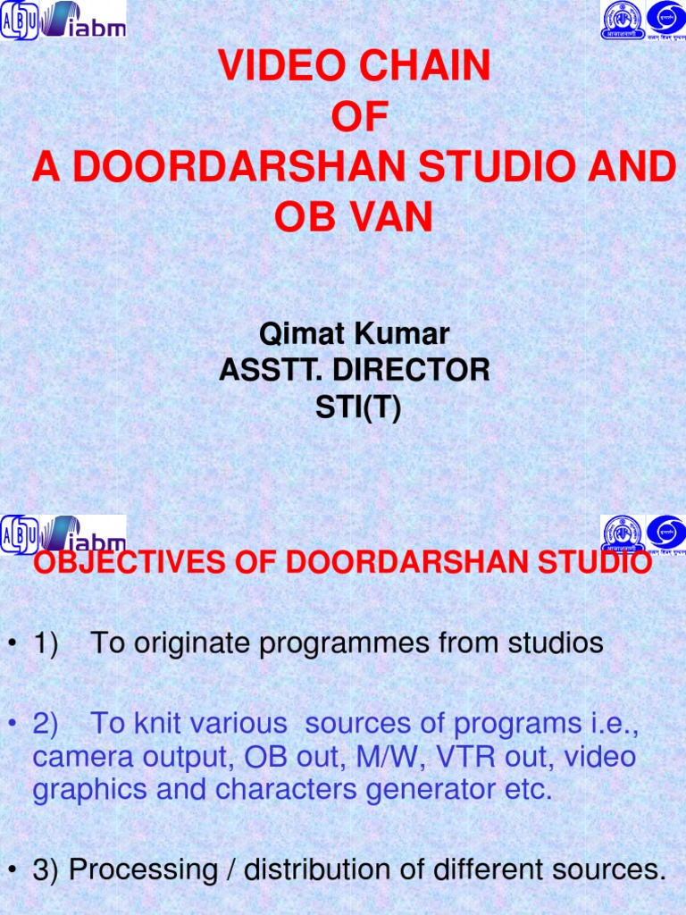 Video Chain in Doordarshan Studio | PDF | Electronics | Information And ...