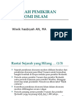 Kuliah 1 Sejarah Pemikiran Ekonomi Islam