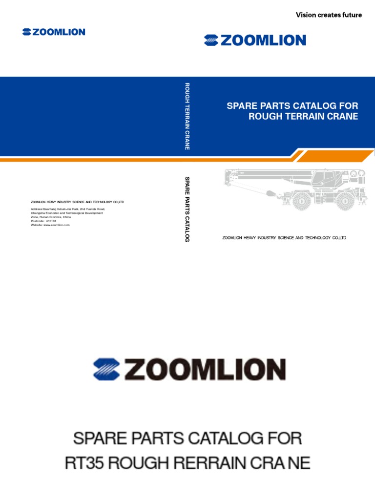 RT35 Rough Terrain Crane Parts Catalog | PDF | Crane (Machine) | Nut ...