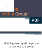 Working with a Group