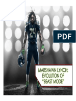 Marshawn Lynch Beast Mode Packet - 2013