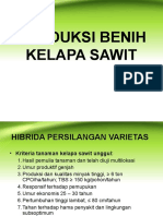 2-Produksi Benih Kelapa Sawit