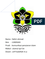 Tugas Ulumul Qur'an Fahri