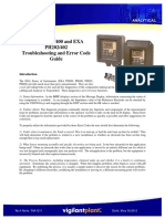 EXA PH200/400 and EXA PH202/402 Troubleshooting and Error Code Guide