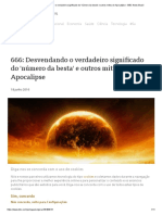 666_ Desvendando o verdadeiro significado do 'número da besta' e outros mitos do Apocalipse - BBC News Brasil