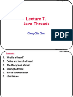 Java Threads: Cheng-Chia Chen