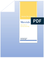 Mevrick App: Business Plan Assignment