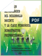 El Trabajo Metodológico en El Desarrollo Docente y La Clase Pedagógica Demostrativa Preprofesional