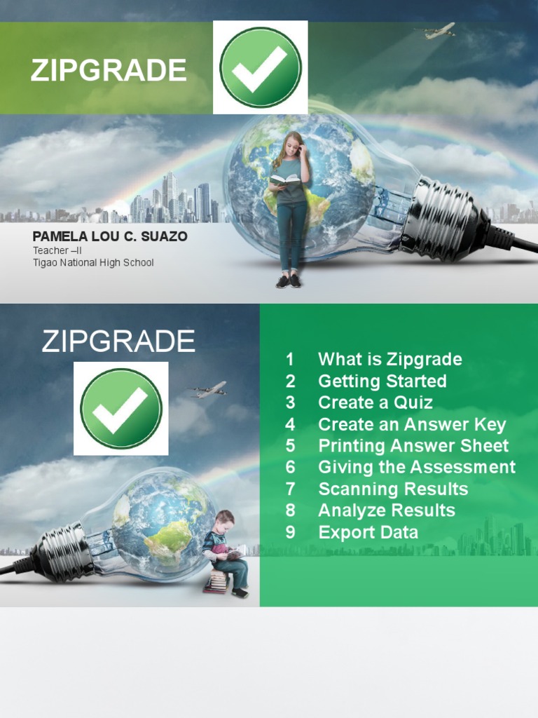 ZIPGRADE | PDF | Image Scanner | Quiz