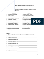 Using WHO and WHOM in Adjective Clauses