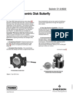 Type 8560 Eccentric Disk Butterfly Control Valve: Bulletin 51.6:8560