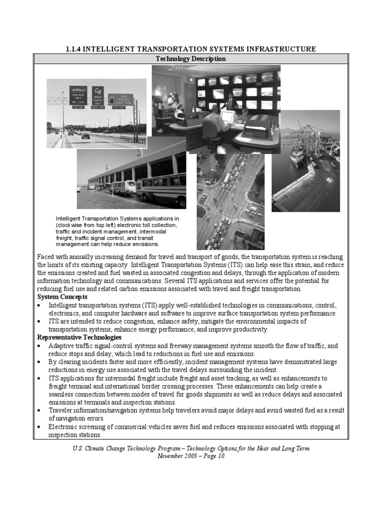 Intelligent Transportation Systems Overview | PDF | Transport | Traffic