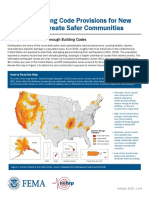 FEMA Fact Sheet - Seismic Building Code Provisions For New Buildings To Create Safer Communities