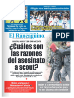 Diario El Rancagüino de Rancagua, Chile 05-08-2019 ¿Cuáles son las razones del asesinato a Scout.