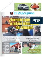Diario El Rancagüino de Rancagua, Chile 07-08-2019 ¿Forzada A Participar o Autora Intelectual Del Crimen.