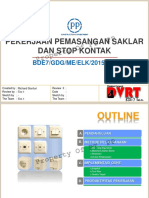 Pekerjaan Pemasangan Saklar Dan Stop Kontak