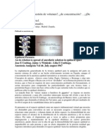 Compliance de la epidural : volumen/ presión . A.Gironés Muriel. I Pedraza