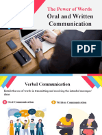 Distinguish Between Different Forms of Verbal Media and Their Relative Effectiveness