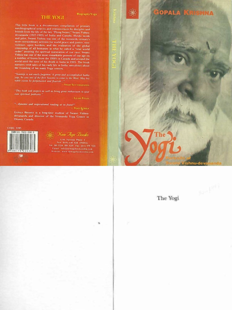 The Yogi-Swami Vishnu-Devananda (1995) | PDF | Religion And Belief