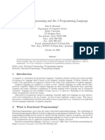 Howland J.E. - Functional Programming and The J Programming Language-Department of Computer Science (2005)