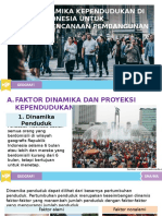 Dinamika Kependudukan Di Indonesia Untuk Perencanaan Pembangunan