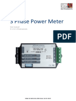 Manual 3 Phase Power Meter