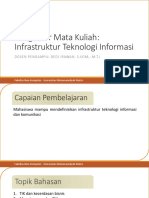 Pengantar Infrastruktur Teknologi Informasi Komunikasi