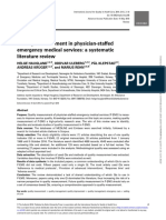 Quality Measurement in Physician-Staffed Emergency Medical Services: A Systematic Literature Review