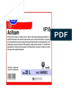 Scifoam Vf10 Label 2020